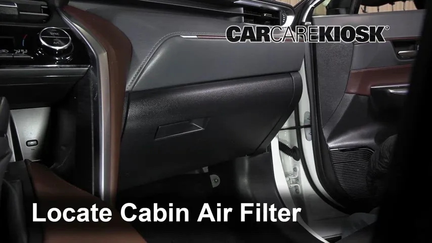 2022 Toyota Venza XLE 2.5L 4 Cyl. Filtro de aire (interior)